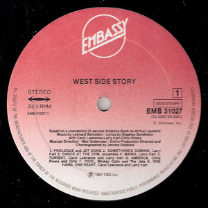 Leonard Bernstein, Stephen Sondheim, Carol Lawrence, Larry Kert, Chita Rivera, Art Smith* – West Side Story