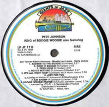 Load image into Gallery viewer, Pete Johnson - King Of Boogie Woogie (LP, Comp)