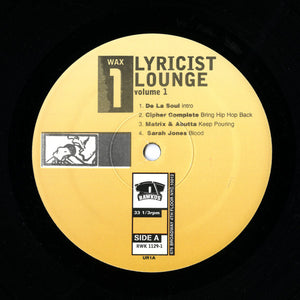 Various ‎– Lyricist Lounge (Volume One) 12" RECORD )