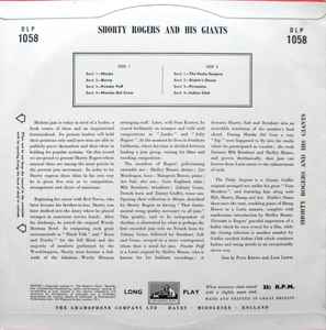 Shorty Rogers And His Giants - Shorty Rogers And His Giants (10", Album)