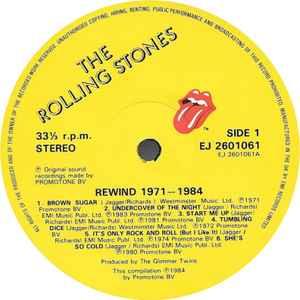 The Rolling Stones – Rewind (1971-1984)