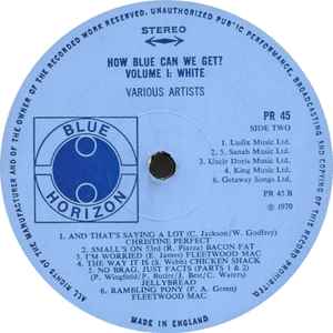 Various - How Blue Can We Get? (2xLP, Comp)