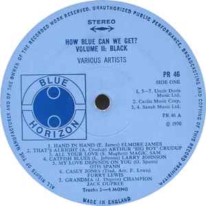 Various - How Blue Can We Get? (2xLP, Comp)