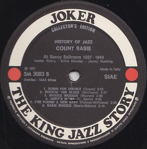 Count Basie With Lester Young, Billie Holiday, Jimmy Rushing – At Savoy Ballroom 1937-1944