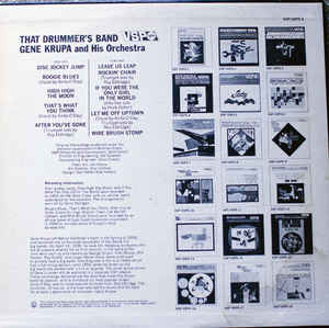 Gene Krupa And His Orchestra ‎– That Drummer's Band