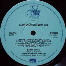 Load image into Gallery viewer, Barry White – Greatest Hits