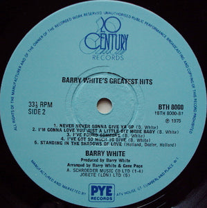 Barry White – Greatest Hits