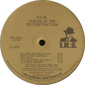 R.E.M. ‎– Fables Of The Reconstruction / Reconstruction Of The Fables