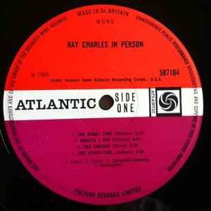 Ray Charles ‎– Ray Charles In Person