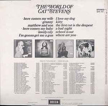 Load image into Gallery viewer, Cat Stevens - The World Of Cat Stevens (LP, Comp, RP)