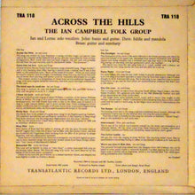 Load image into Gallery viewer, The Ian Campbell Folk Group – Across The Hills