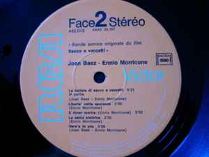 Ennio Morricone - Joan Baez – Sacco & Vanzetti (Bande Originale Du Film)