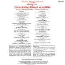Load image into Gallery viewer, The King&#39;s College Choir* – Christmas - A Festival Of Lessons And Carols