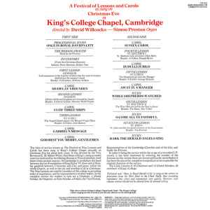 The King's College Choir* – Christmas - A Festival Of Lessons And Carols