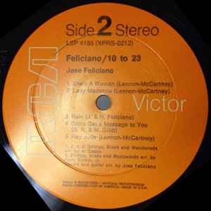 Jose Feliciano* – 10 To 23