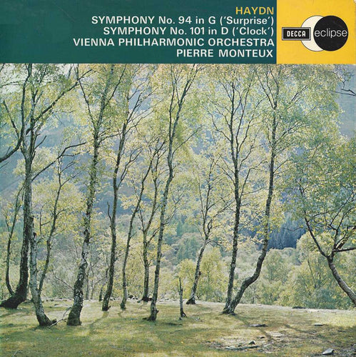 Haydn* ; Vienna Philharmonic Orchestra*, Pierre Monteux – Symphony No. 94 In G ('Surprise') / Symphony No. 101 In D ('Clock')