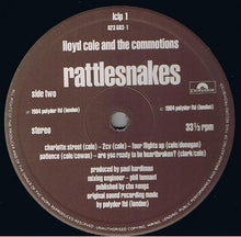 Load image into Gallery viewer, Lloyd Cole And The Commotions* ‎– Rattlesnakes