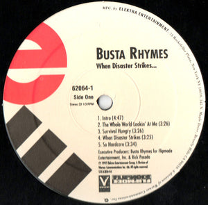 Busta Rhymes ‎– When Disaster Strikes... ( 12" RECORD )