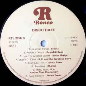 Various – Disco Daze (16 Giant Disco Hits)