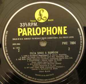 Cilla Black - Cilla Sings A Rainbow (LP, Album, Mono)
