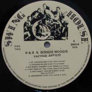 Various - R & B And Boogie Woogie (LP, Comp, Ltd)