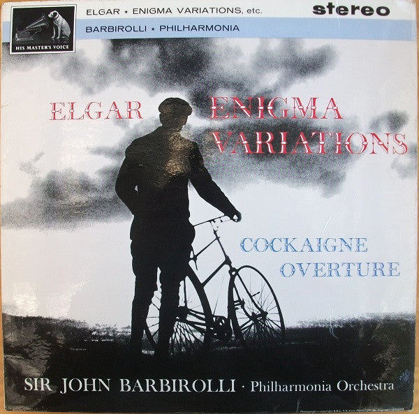 Elgar*, Sir John Barbirolli, Philharmonia Orchestra - Enigma Variations / Cockaigne Overture (LP, 1st)