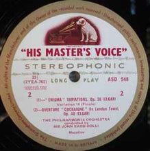 Load image into Gallery viewer, Elgar*, Sir John Barbirolli, Philharmonia Orchestra - Enigma Variations / Cockaigne Overture (LP, 1st)