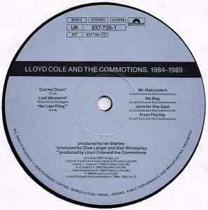 Lloyd Cole And The Commotions* - 1984-1989 (LP, Comp, Gat)