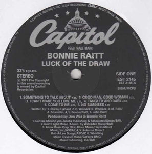 Bonnie Raitt ‎– Luck Of The Draw