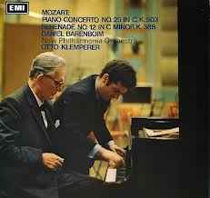 Mozart*, Daniel Barenboim, New Philharmonia Orchestra, Otto Klemperer – Piano Concerto No. 25 In C, K.503 / Serenade No. 12 In C Minor, K.388