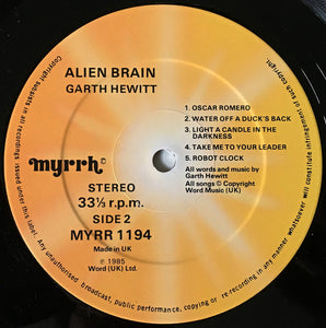 Garth Hewitt – Alien Brain