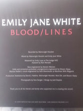 Load image into Gallery viewer, Emily Jane White - Blood / Lines (LP ALBUM)
