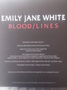 Emily Jane White - Blood / Lines (LP ALBUM)