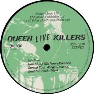 Queen ‎– Live Killers