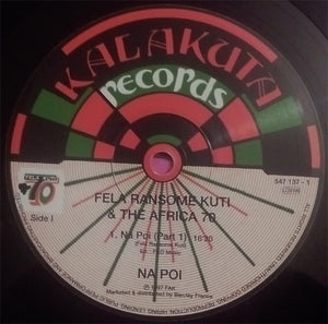FELA KUTI & AFRICA 70 - NA POI ( 12" RECORD )