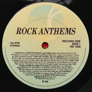 Various - Rock Anthems (2xLP, Album, Comp)