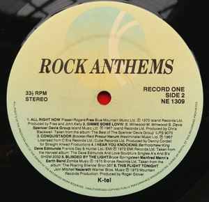 Various - Rock Anthems (2xLP, Album, Comp)