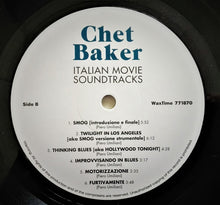 Load image into Gallery viewer, CHET BAKER - ITALIAN MOVIE SOUNDTRACKS ( 12&quot; RECORD )