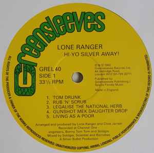 Lone Ranger - Hi-Yo, Silver, Away! (LP, Album, RE)