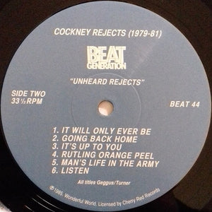 Cockney Rejects - Unheard Rejects (LP ALBUM)
