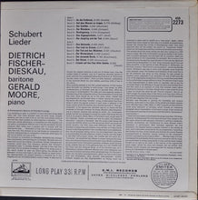 Load image into Gallery viewer, Dietrich Fischer-Dieskau – Sings A Schubert Recital (Including Auf Dem Wasser, Der Wanderer, Nachtgesang, Litanei)