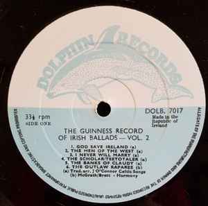 The Dublin City Ramblers* – The Guinness Record Of Irish Ballads Vol. 2