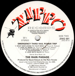 The Rain Parade ‎– Emergency Third Rail Power Trip