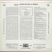 Load image into Gallery viewer, Yehudi Menuhin ‧ Philharmonia Orchestra Conducted By Wilhelm Furtwängler / Bartok* - Violin Concerto (LP, Mono, RP)