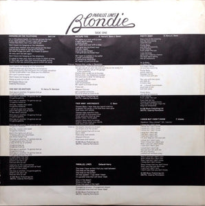 Blondie - Parallel Lines (LP, Album)