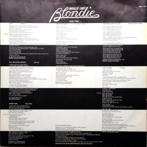 Blondie - Parallel Lines (LP, Album)