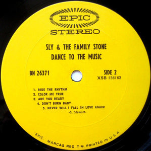 Sly & The Family Stone ‎– Dance To The Music