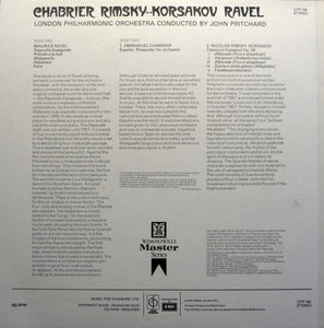 Chabrier*, Rimsky-Korsakov*, Ravel*, London Philharmonic Orchestra* - John Pritchard – España / Capriccio Espagnol / Rapsodie Espagnole