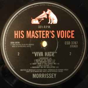 Morrissey – Viva Hate