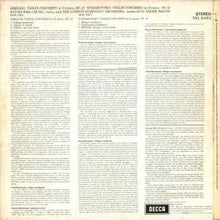 Load image into Gallery viewer, Tchaikovsky* / Sibelius*, Kyung-Wha Chung, London Symphony Orchestra*, André Previn - Violin Concertos (LP, Album)